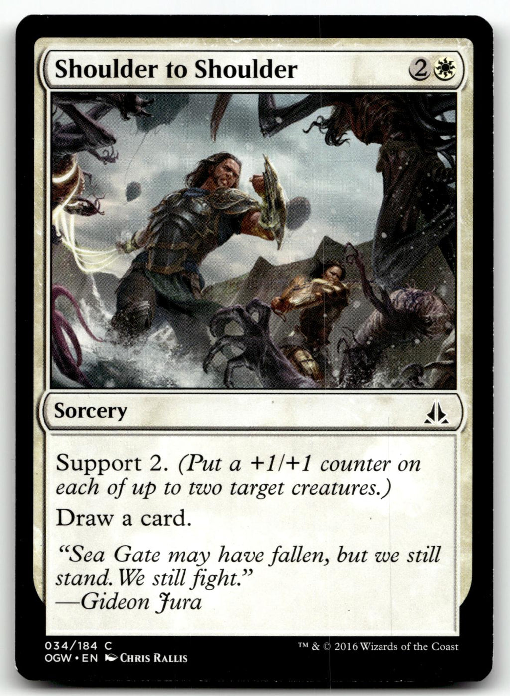 Shoulder to Shoulder 34 Common Oath of the Gatewatch Magic: The Gathering NM