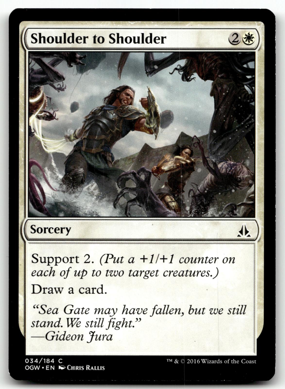 Shoulder to Shoulder 34 Common Oath of the Gatewatch Magic: The Gathering NM