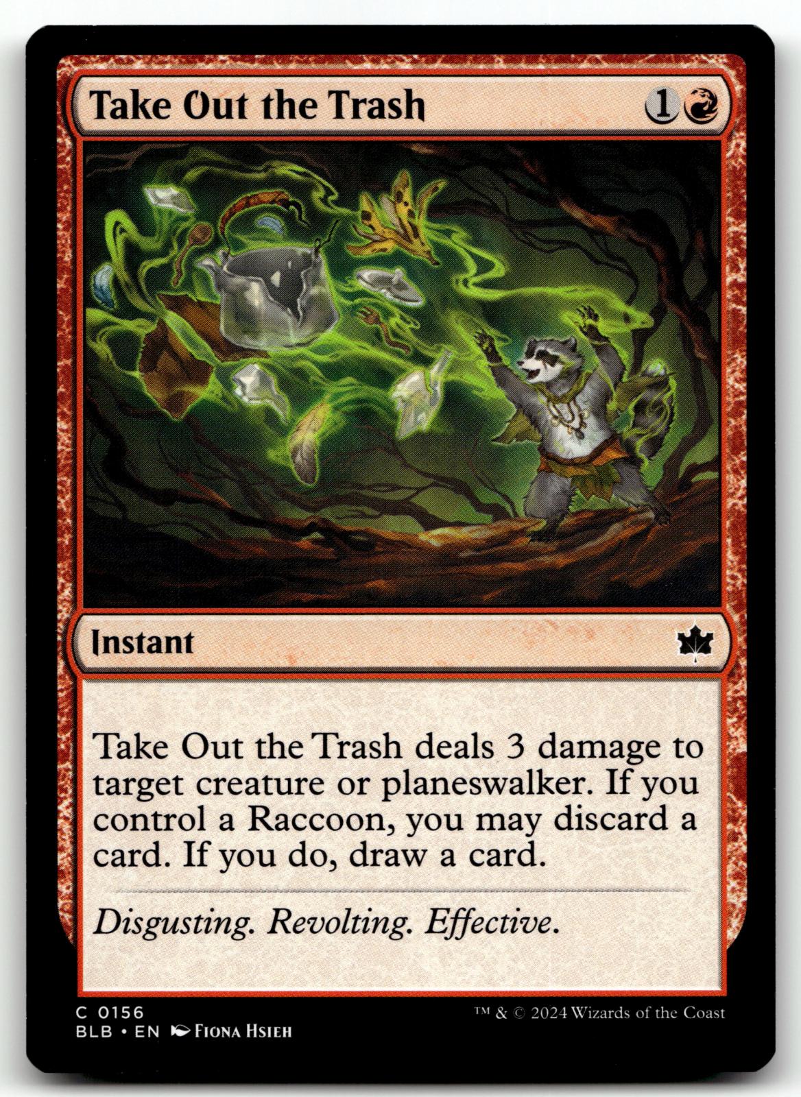 Take Out the Trash 156 Common Bloomburrow Magic: The Gathering Near Mint