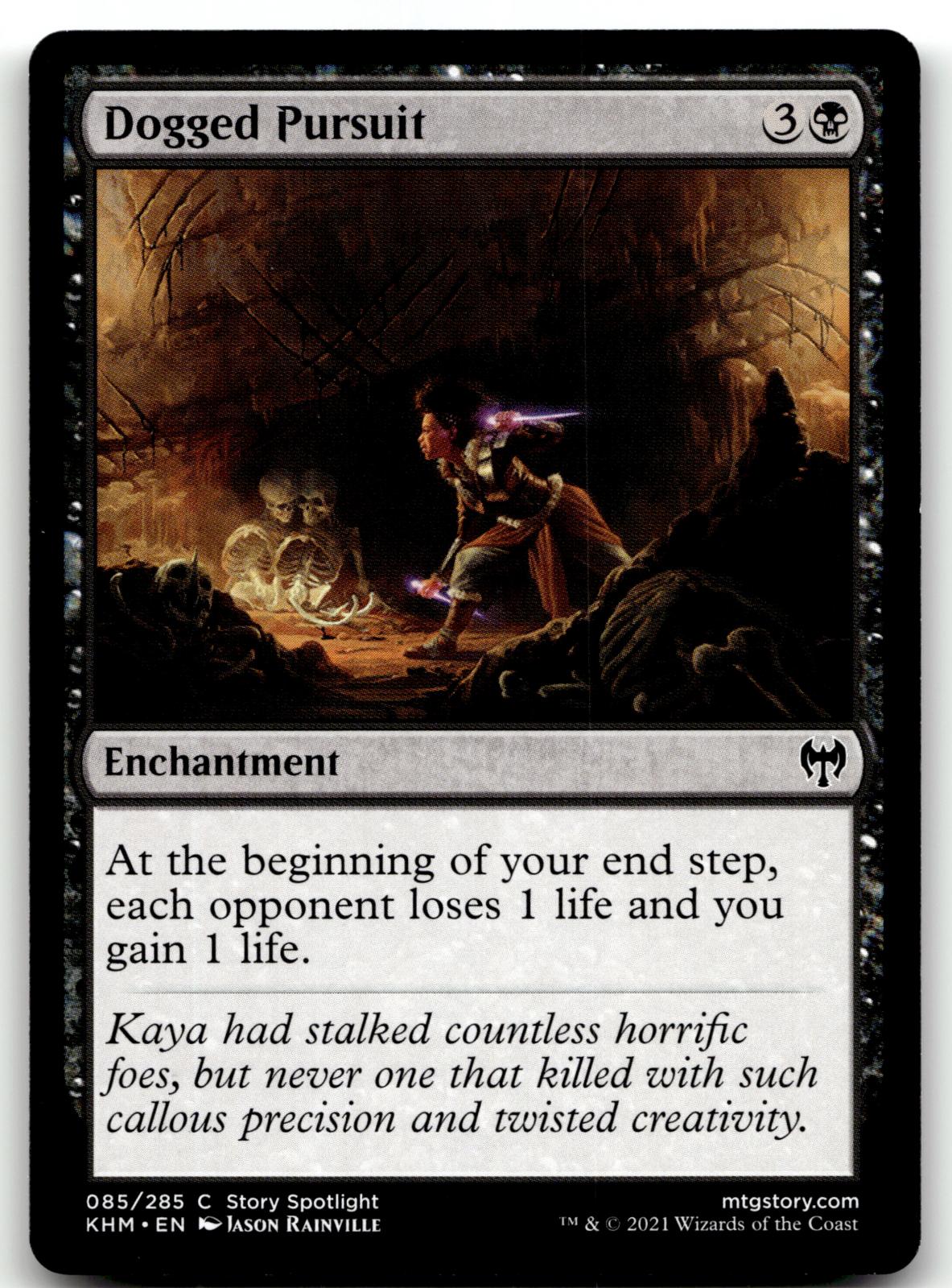 Dogged Pursuit 85 Common Kaldheim Magic: The Gathering Near Mint