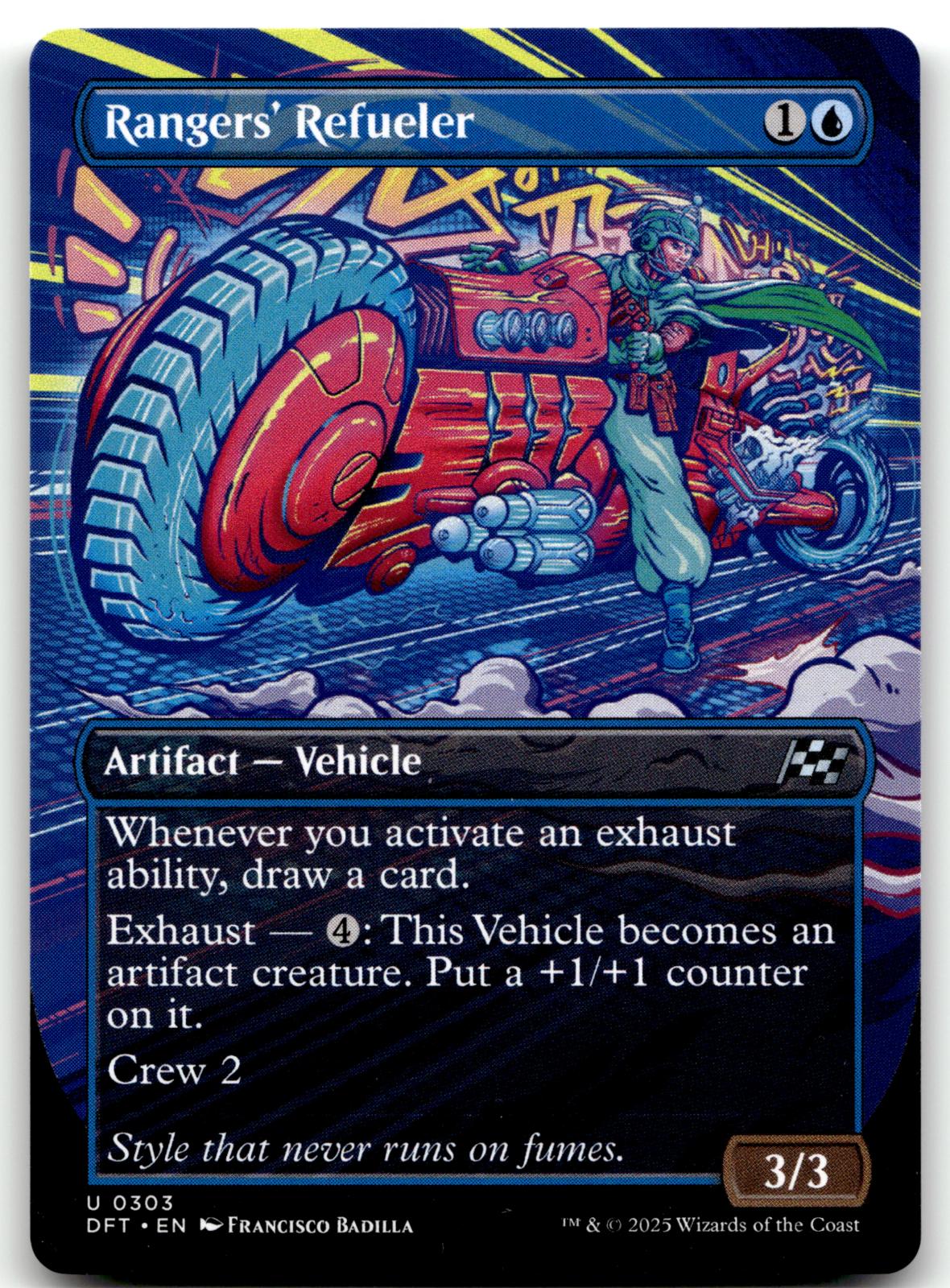 Rangers' Refueler (Borderless) 303 Uncommon Aetherdrift Magic: The Gathering NM