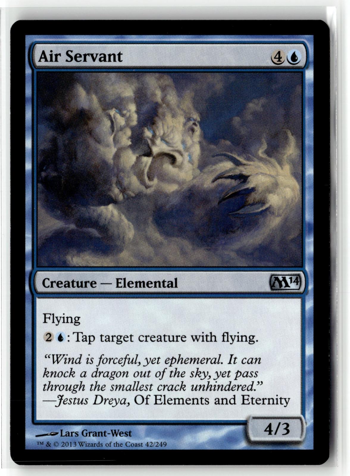 Air Servant 42 Uncommon Magic 2014 (M14) Magic: The Gathering Near Mint