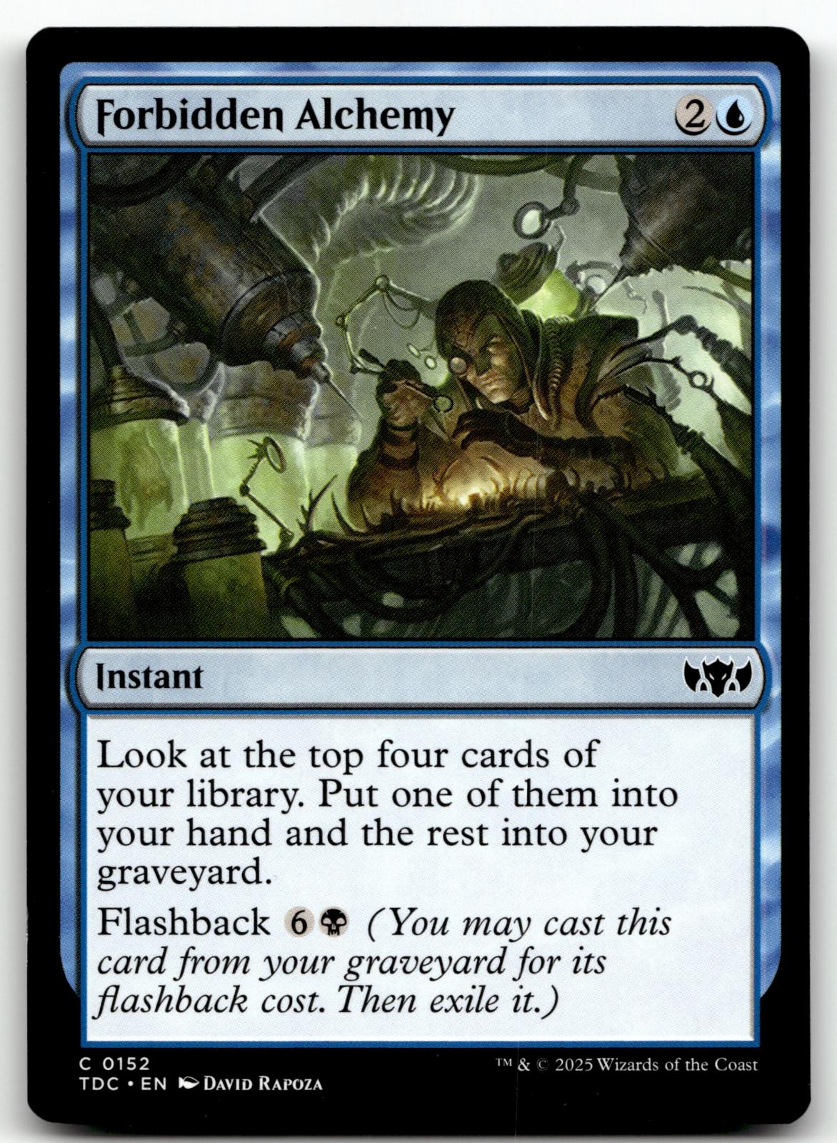Forbidden Alchemy 152 Commander: Tarkir: Dragonstorm Magic: The Gathering NM