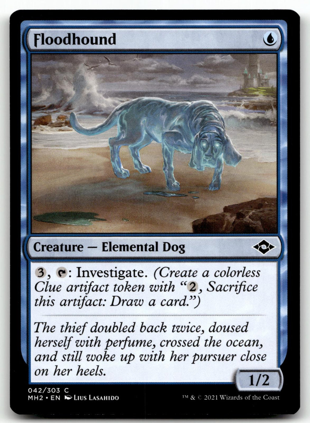 Floodhound 42 Common Modern Horizons 2 Magic: The Gathering Near Mint