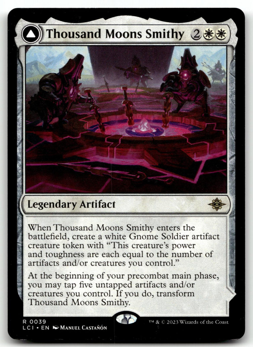 Thousand Moons Smithy 39 Rare The Lost Caverns of Ixalan Magic: The Gathering NM