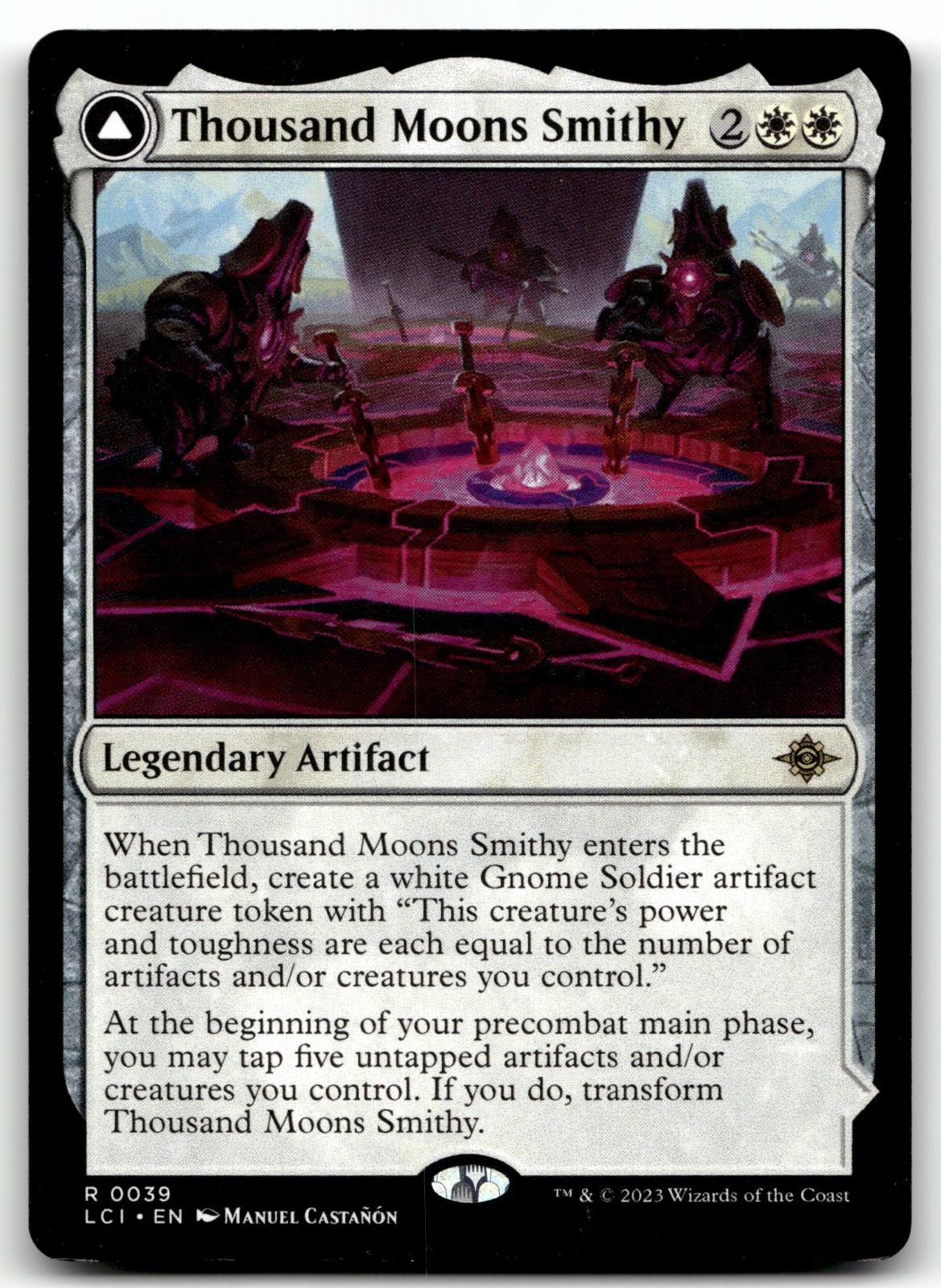 Thousand Moons Smithy 39 Rare The Lost Caverns of Ixalan Magic: The Gathering NM