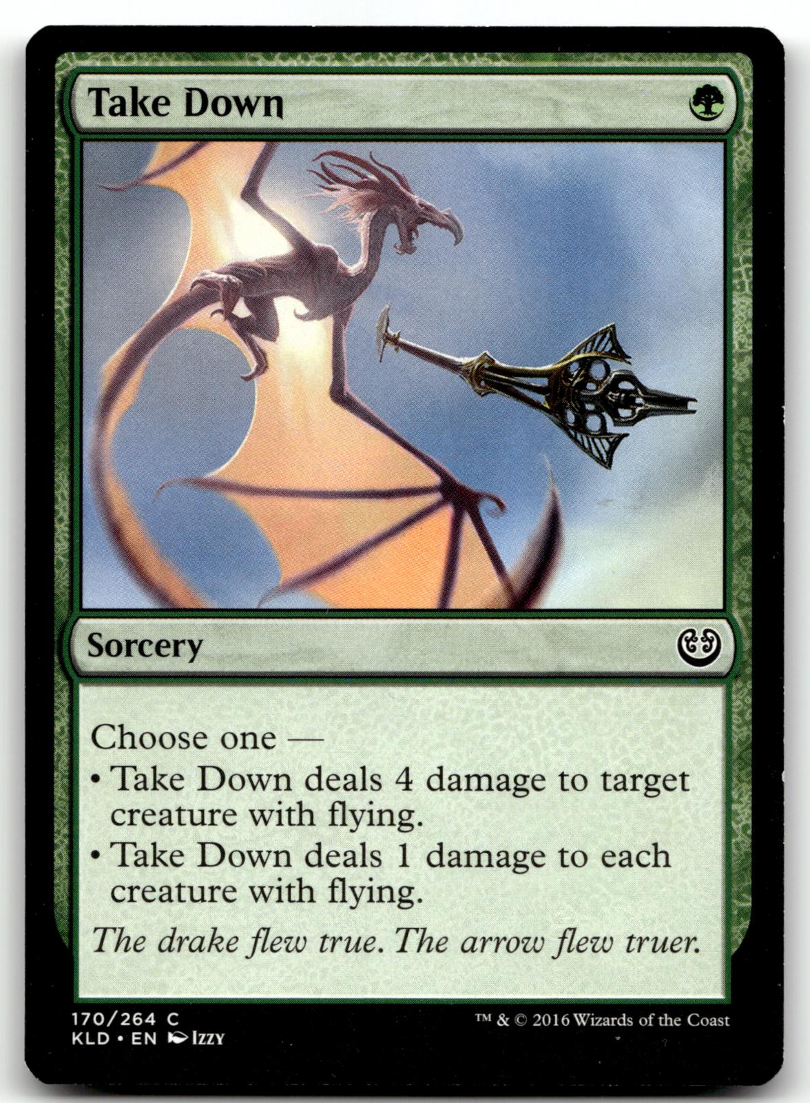 Take Down 170 Common Kaladesh Magic: The Gathering Near Mint