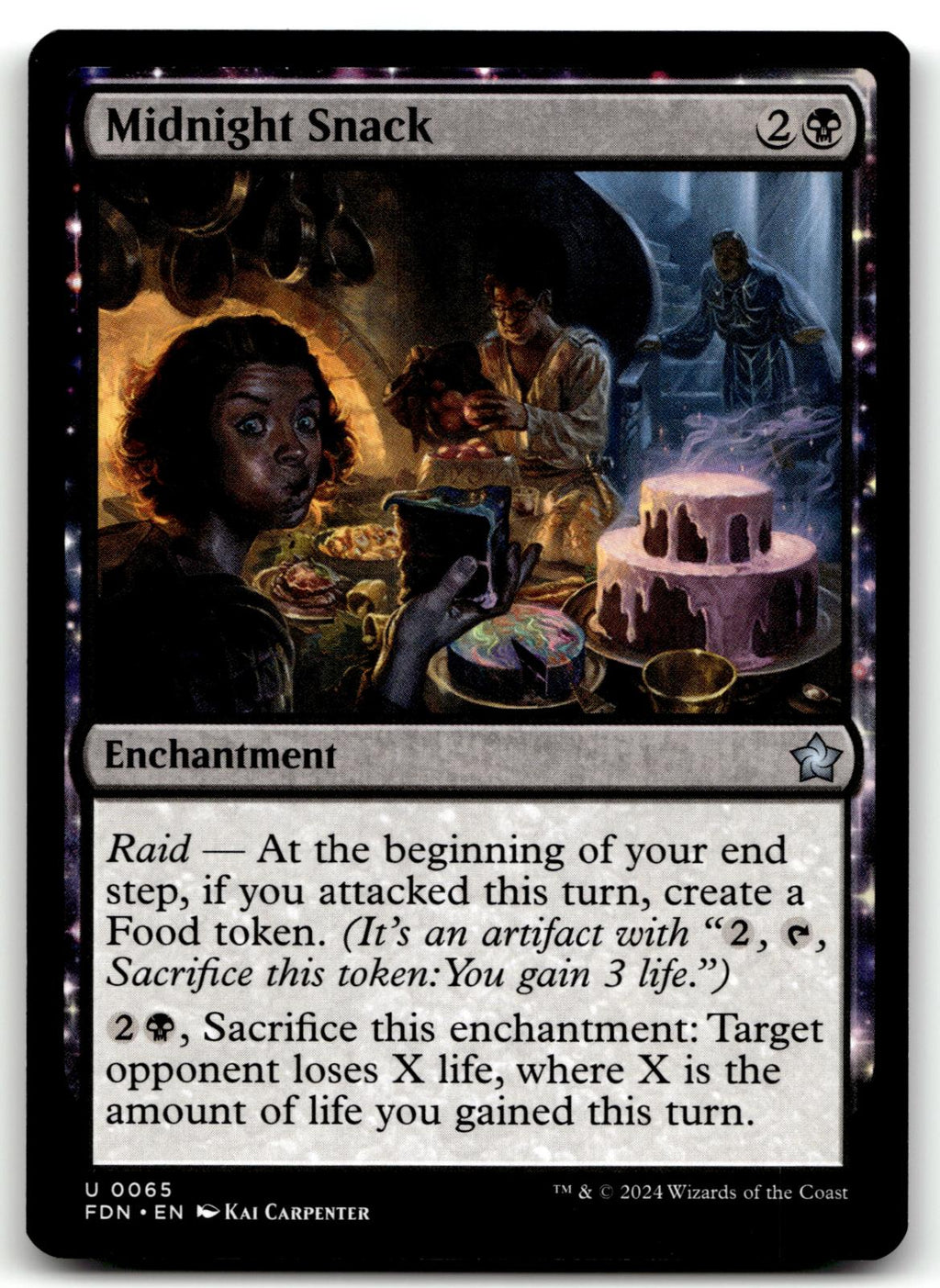Midnight Snack 65 Uncommon Foundations Magic: The Gathering Near Mint