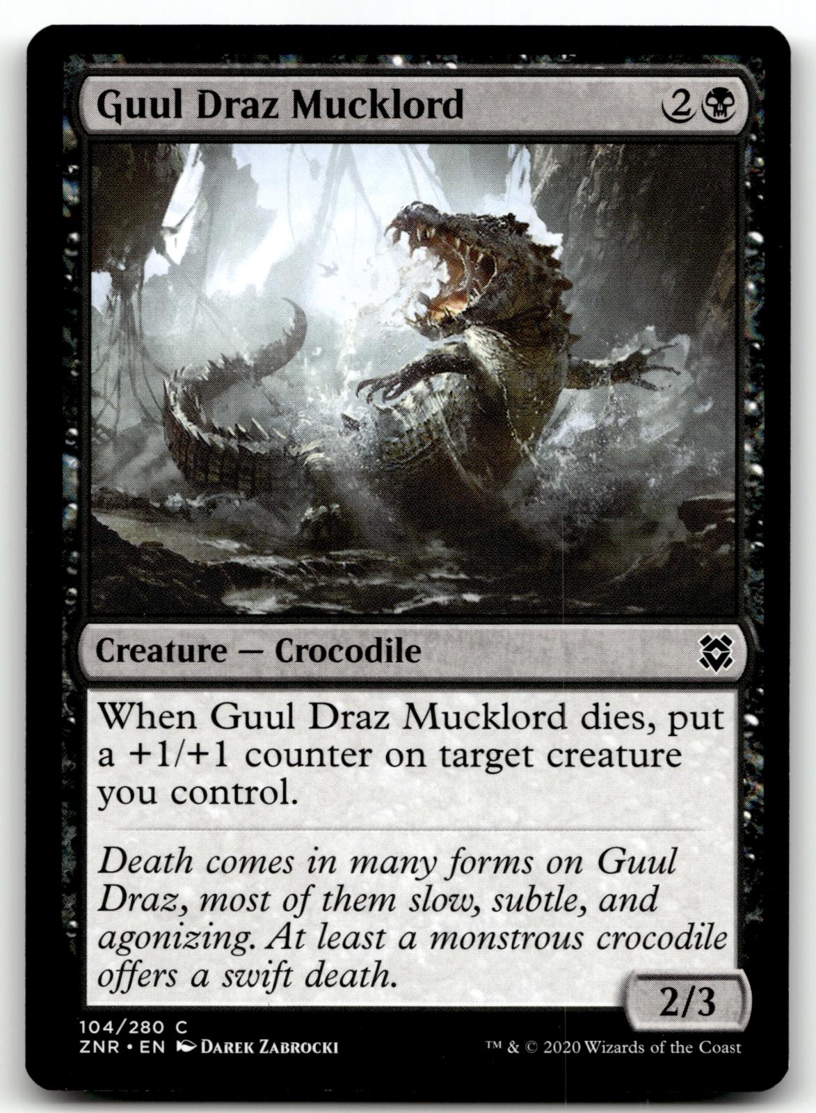 Guul Draz Mucklord 104 Common Zendikar Rising Magic: The Gathering Near Mint