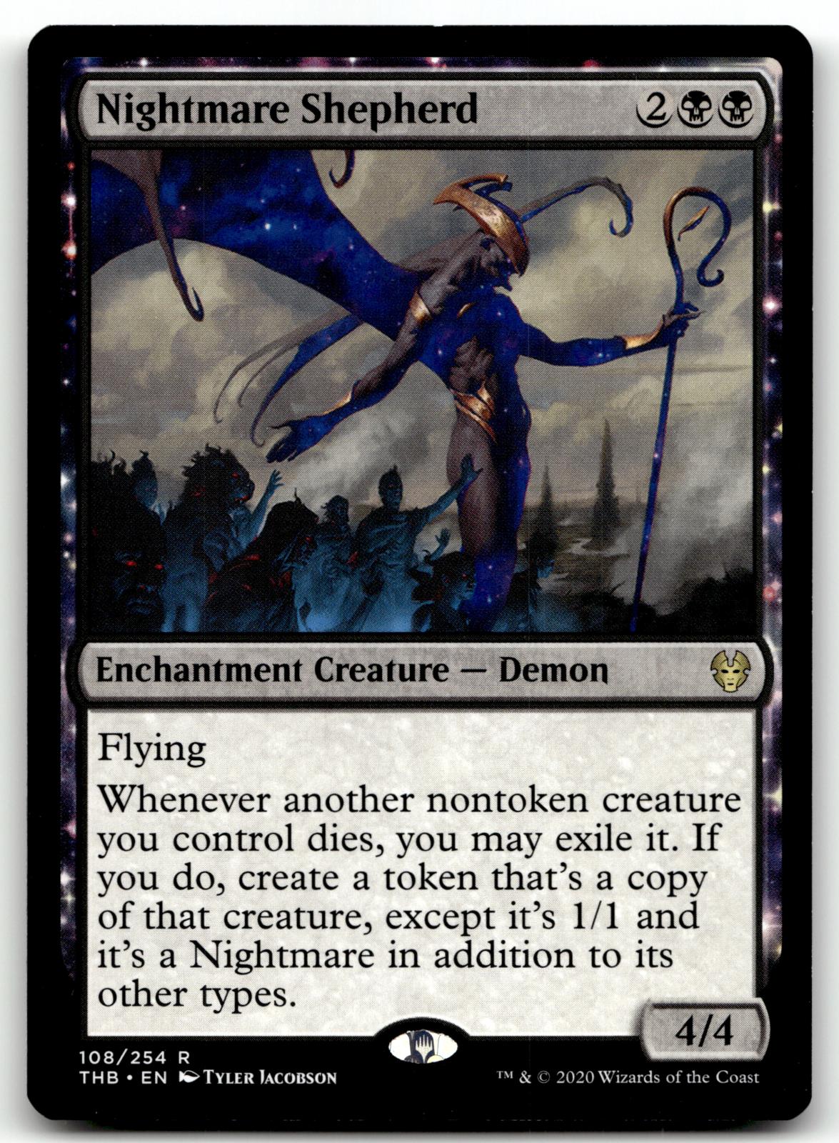Nightmare Shepherd 108 Rare Theros Beyond Death Magic: The Gathering Near Mint