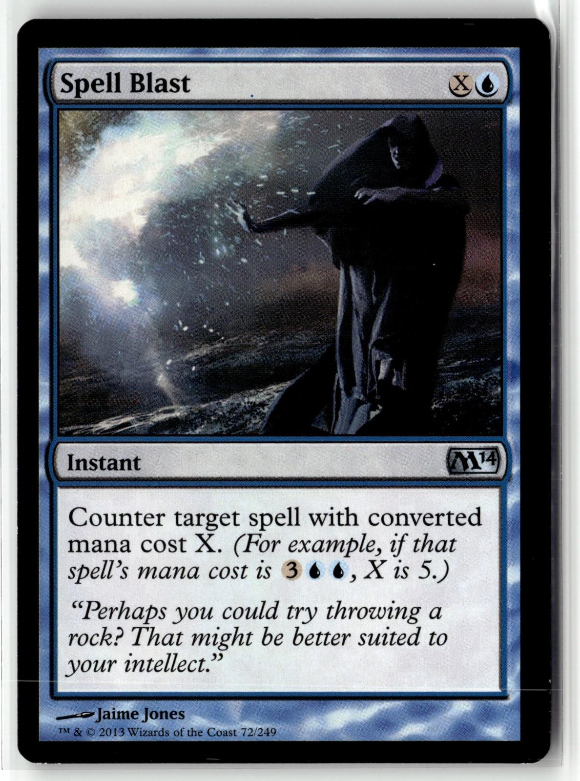 Spell Blast 72 Uncommon Magic 2014 (M14) Magic: The Gathering Near Mint