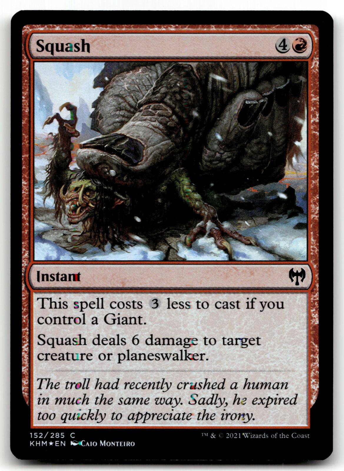 Squash 152 Common Kaldheim Magic: The Gathering Foil Near Mint