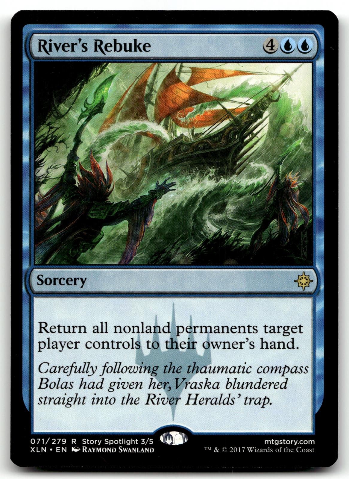 River's Rebuke 71 Rare Ixalan Magic: The Gathering Near Mint