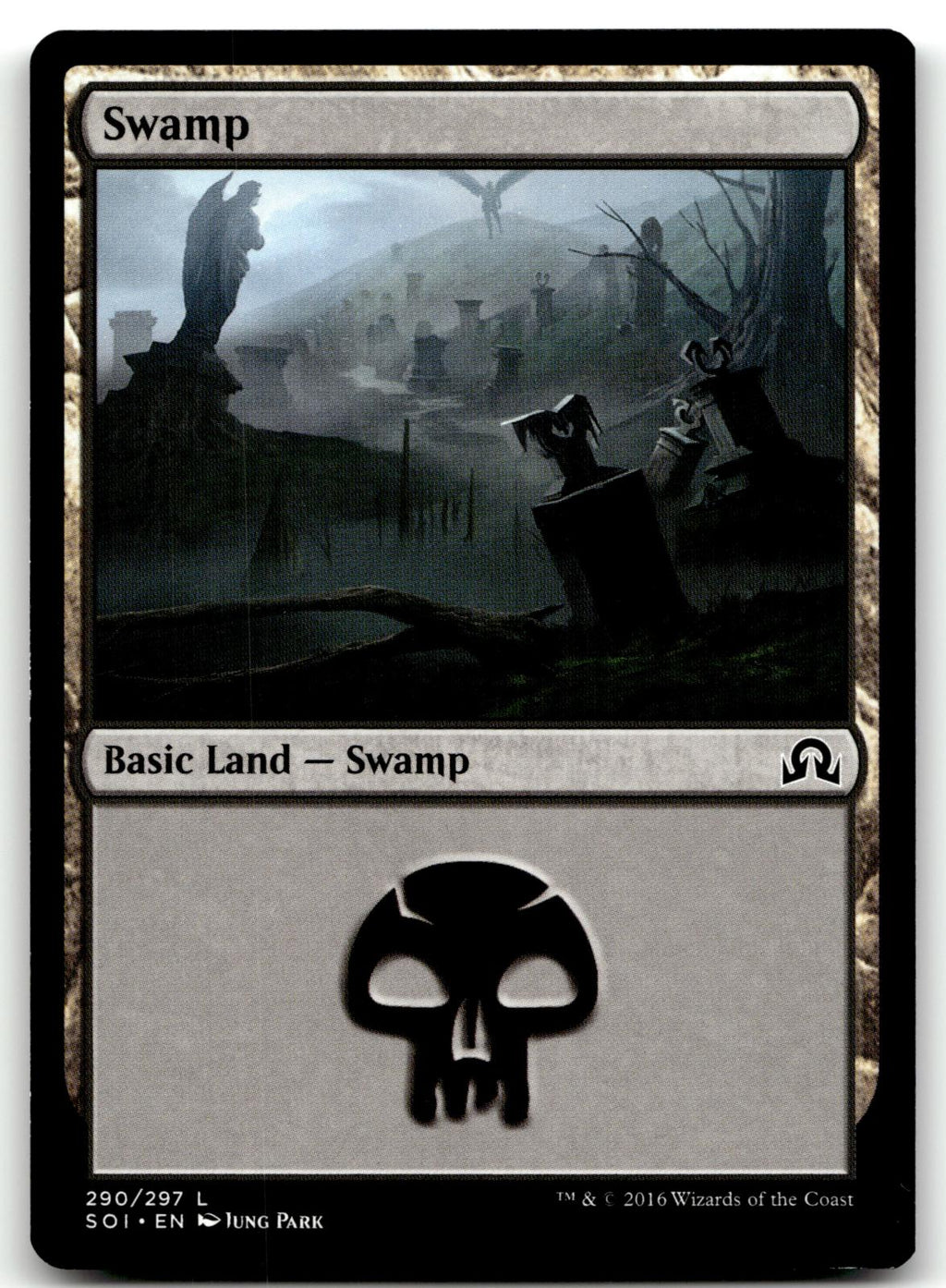Swamp (290) 290 Land Shadows over Innistrad Magic: The Gathering Near Mint