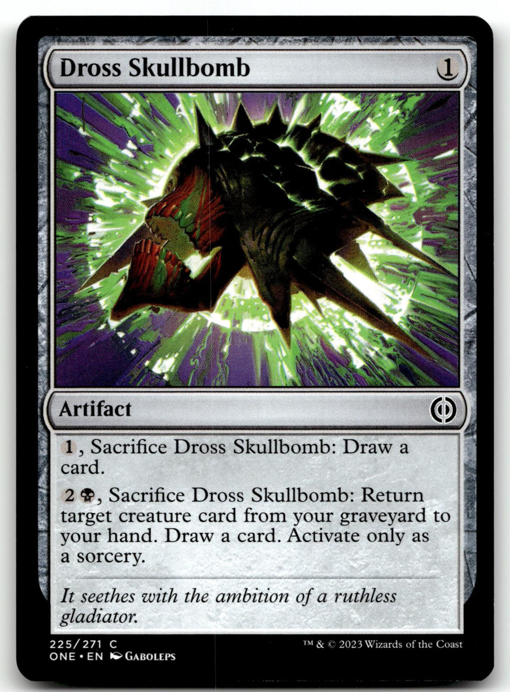 Dross Skullbomb 225 Common Phyrexia: All Will Be One Magic: The Gathering NM