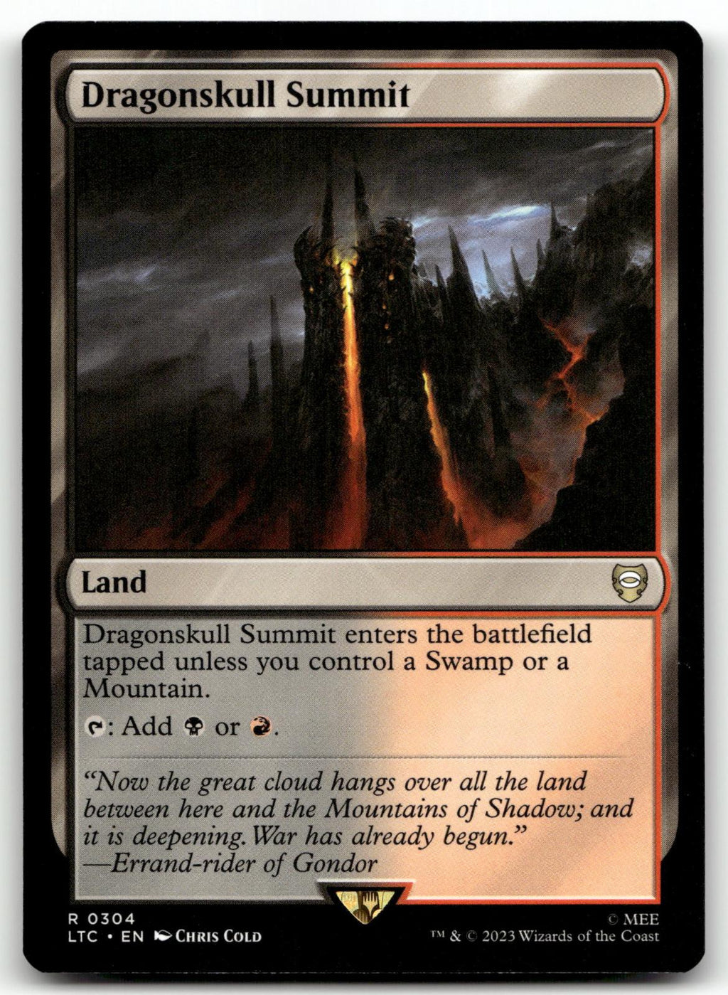 Dragonskull Summit 304 Commander: The Lord of the Rings: Tales of Middle-earth