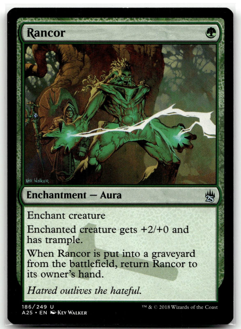 Rancor 186 Uncommon Masters 25 Magic: The Gathering Near Mint