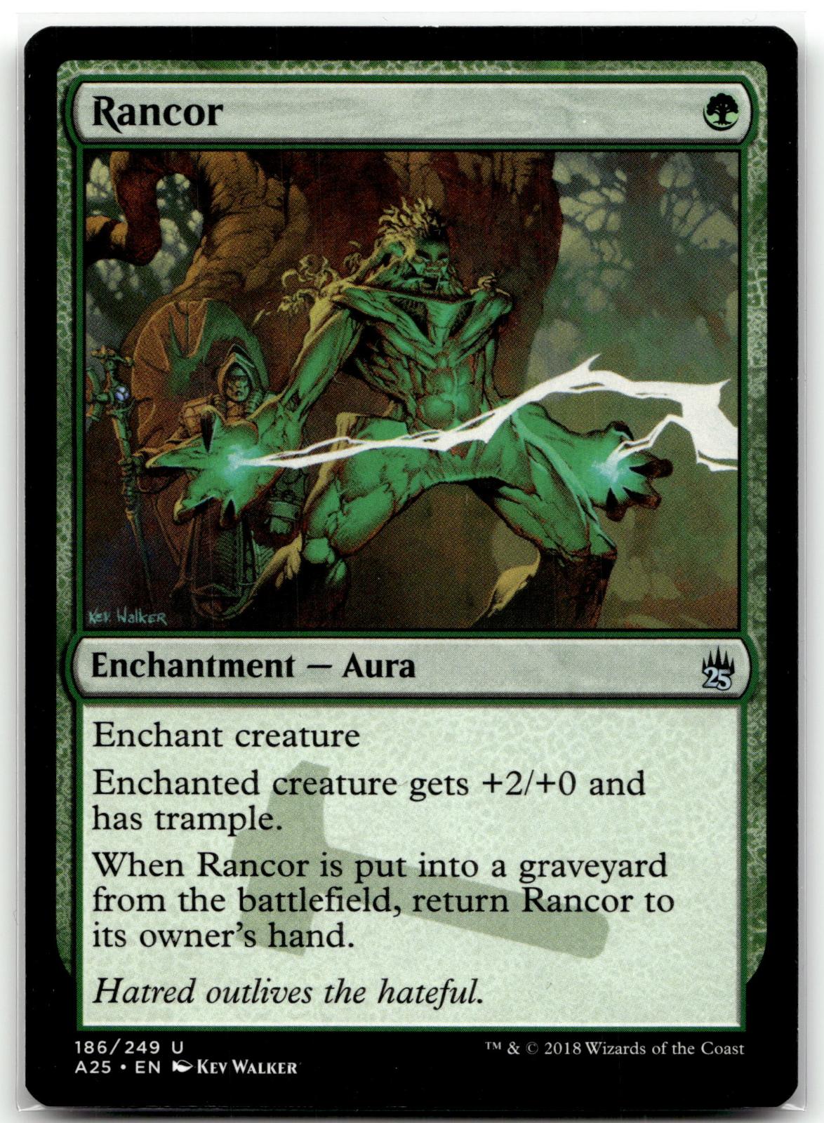 Rancor 186 Uncommon Masters 25 Magic: The Gathering Near Mint