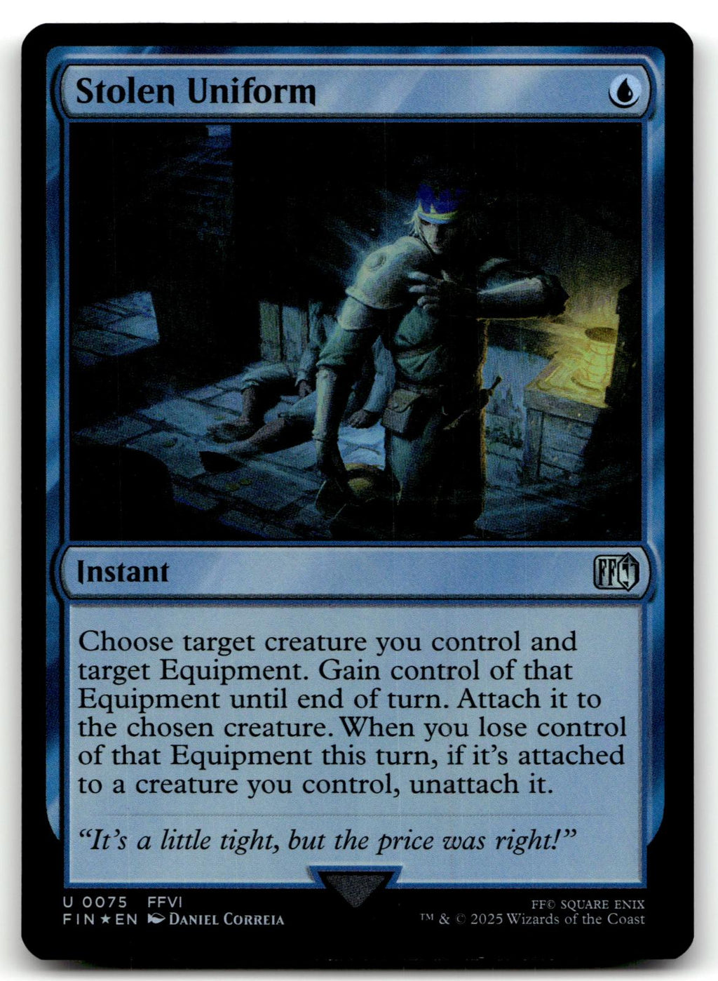 Stolen Uniform 75 Uncommon FINAL FANTASY Magic: The Gathering Foil Near Mint