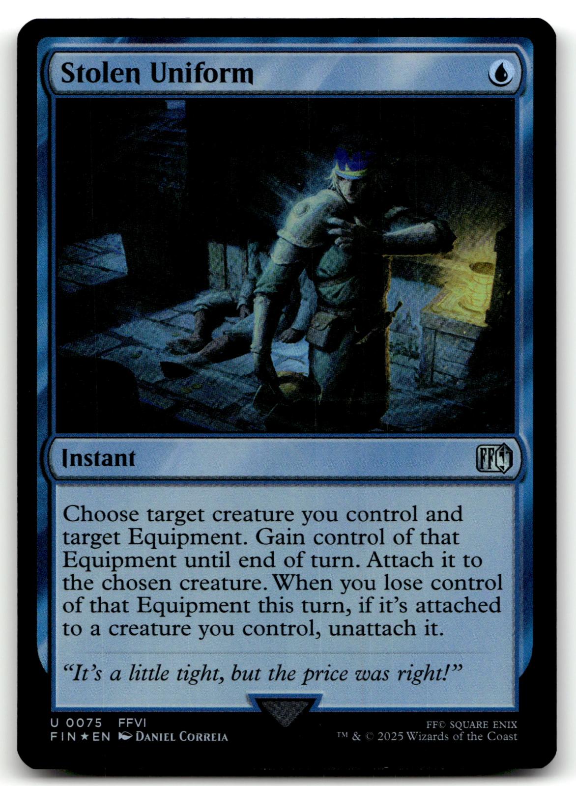 Stolen Uniform 75 Uncommon FINAL FANTASY Magic: The Gathering Foil Near Mint