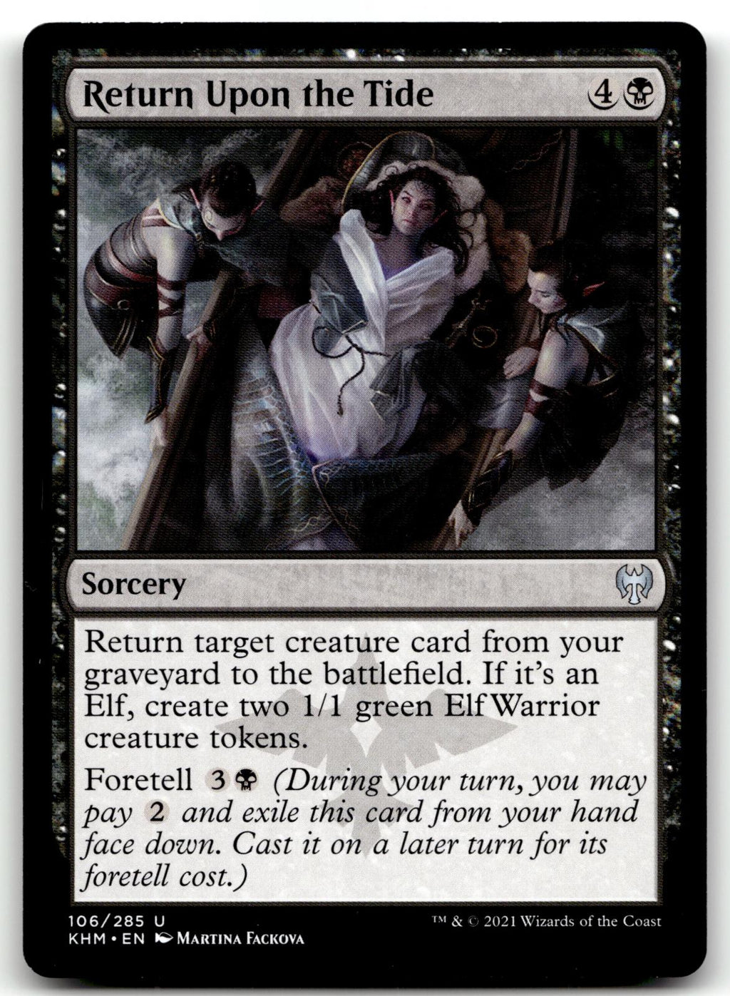 Return Upon the Tide 106 Uncommon Kaldheim Magic: The Gathering Near Mint