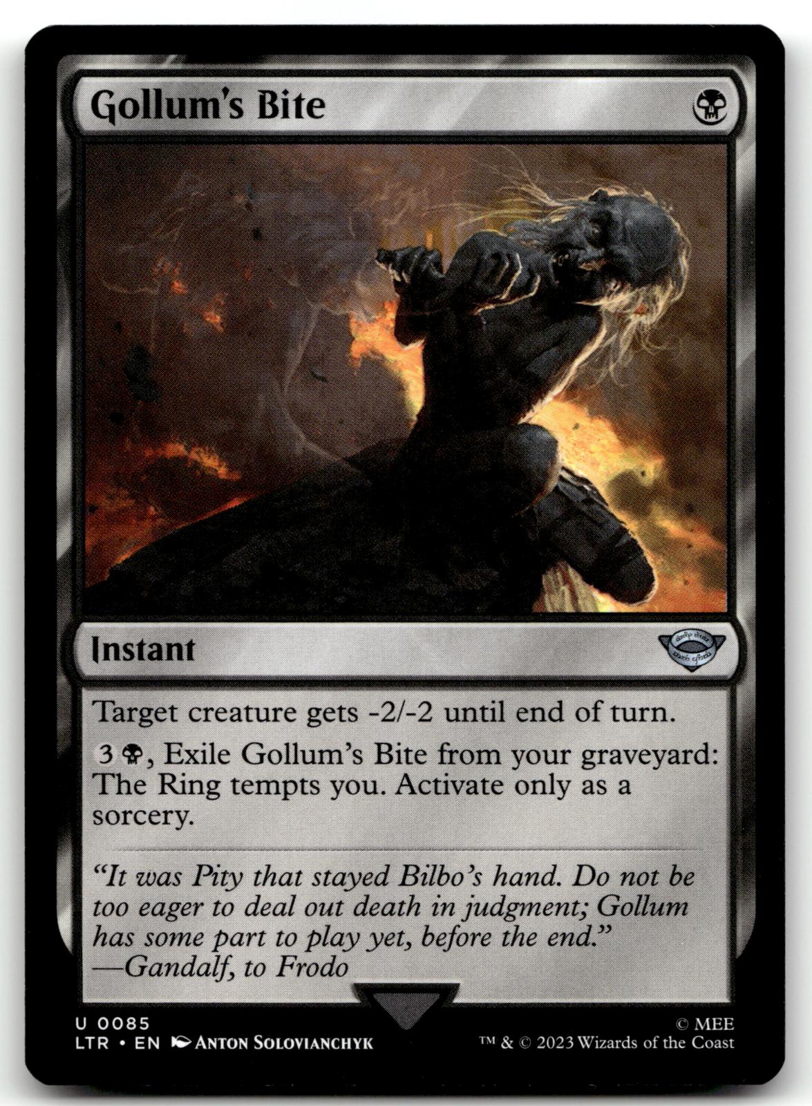 Gollum's Bite 85 Universes Beyond: The Lord of the Rings: 