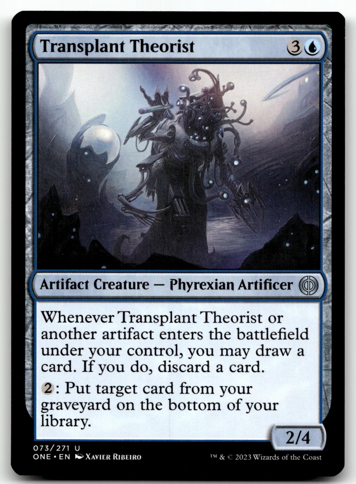 Transplant Theorist 73 Phyrexia: All Will Be One Magic: The Gathering NM
