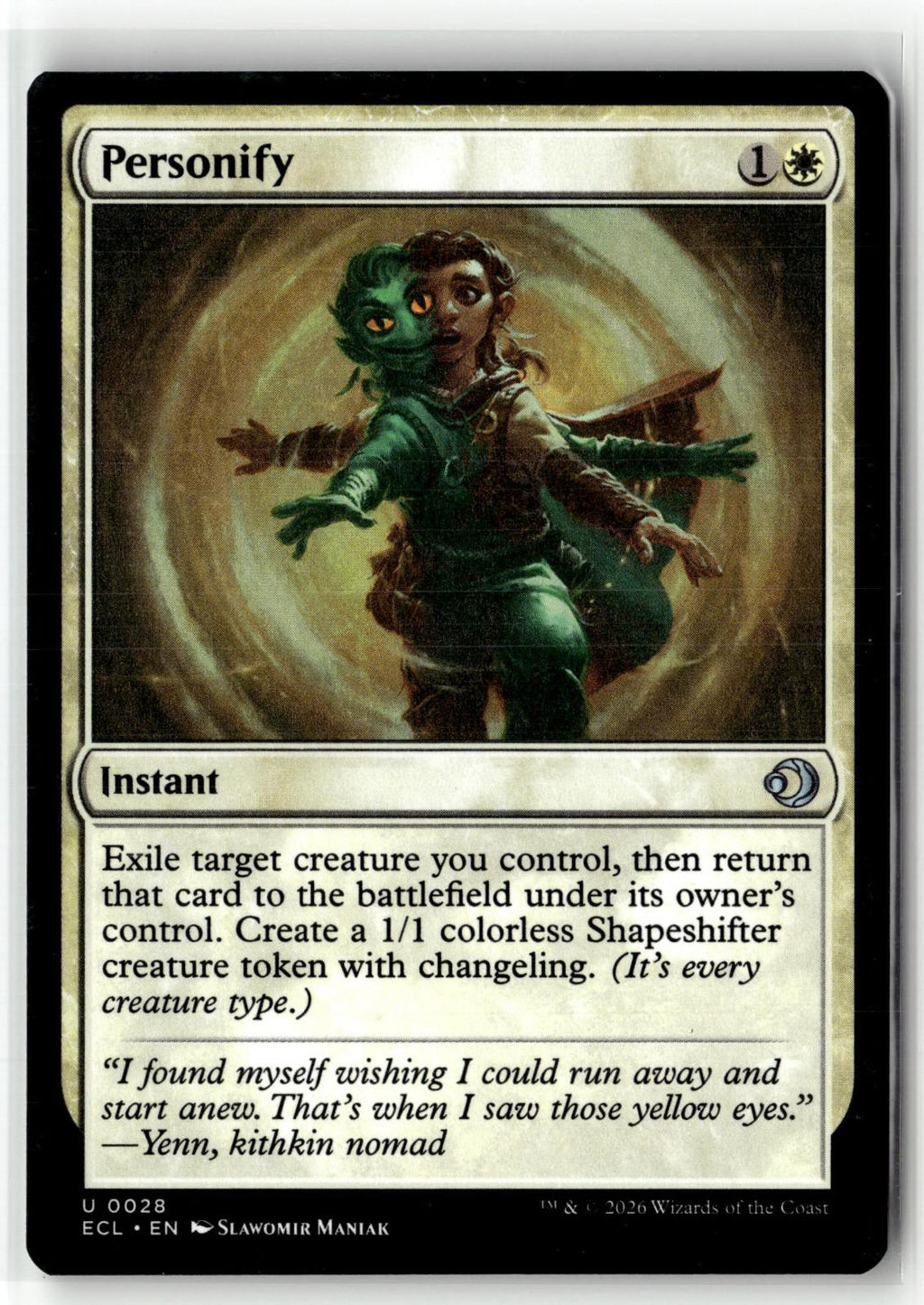 Personify 28 Uncommon Lorwyn Eclipsed Magic: The Gathering Near Mint
