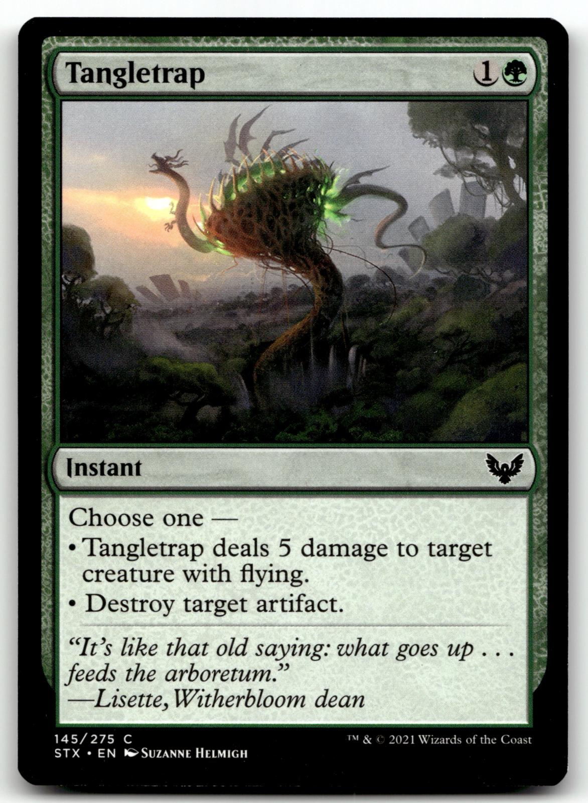 Tangletrap 145 Common Strixhaven: School of Mages Magic: The Gathering Near Mint