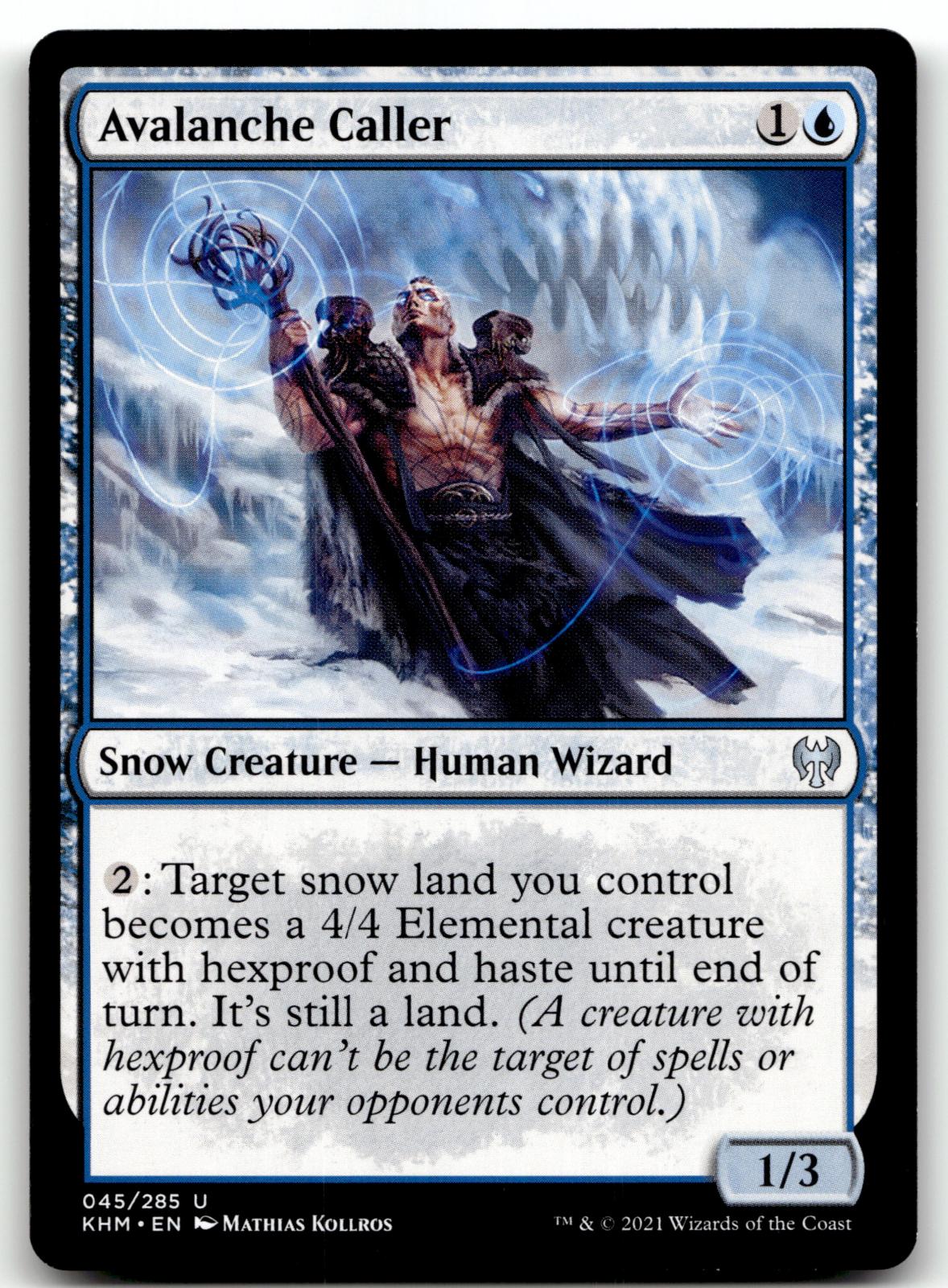 Avalanche Caller 45 Uncommon Kaldheim Magic: The Gathering Near Mint