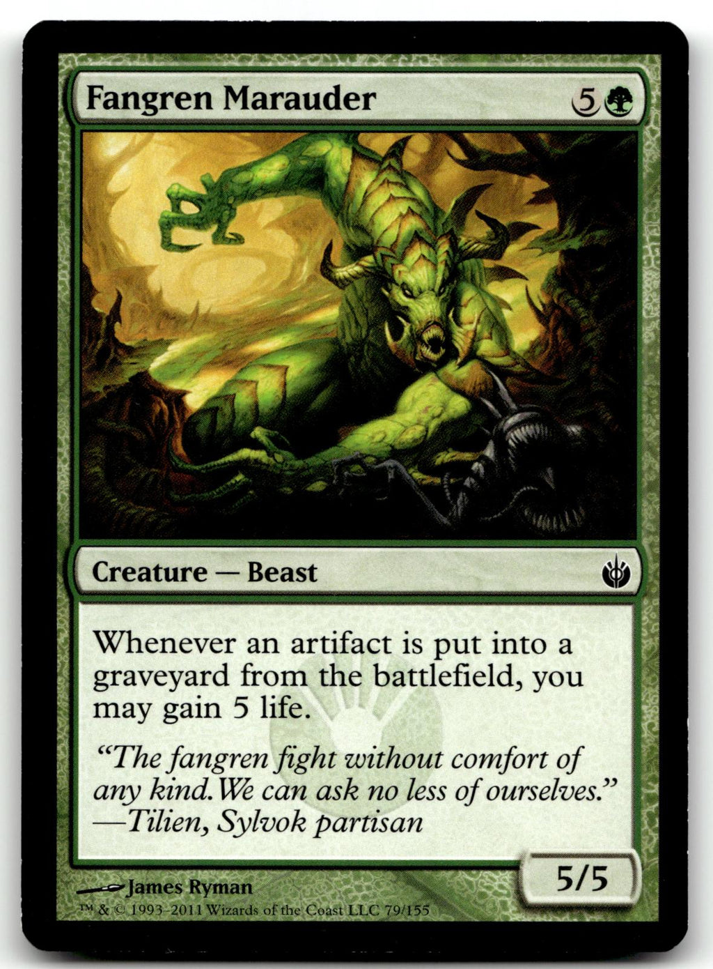 Fangren Marauder 79/155 Common The List Reprints Magic: The Gathering Near Mint
