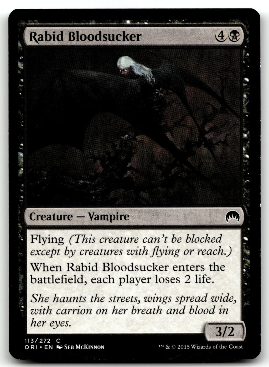 Rabid Bloodsucker 113 Common Magic Origins Magic: The Gathering Near Mint