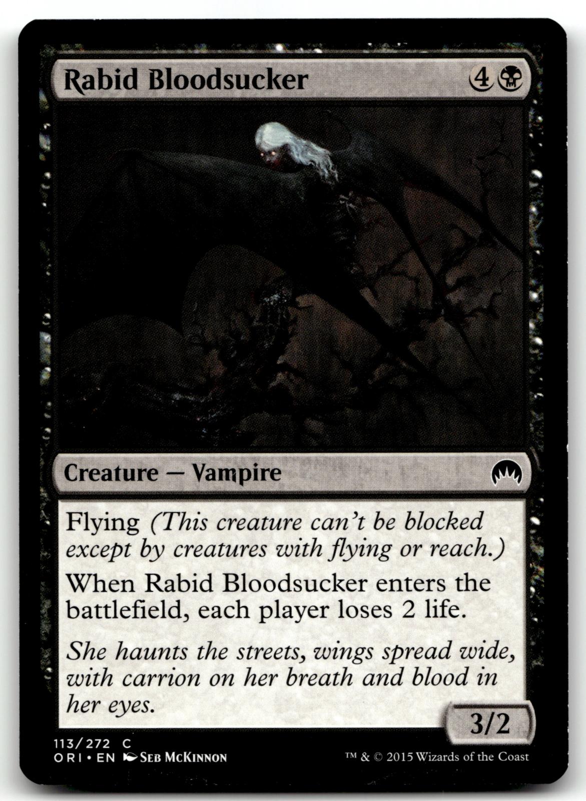 Rabid Bloodsucker 113 Common Magic Origins Magic: The Gathering Near Mint