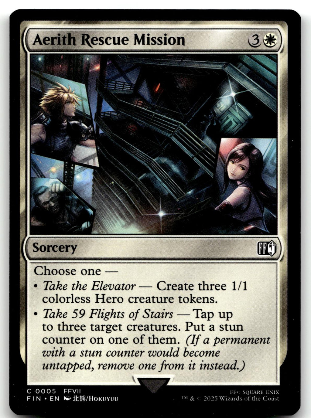 Aerith Rescue Mission 5 Common FINAL FANTASY Magic: The Gathering Near Mint