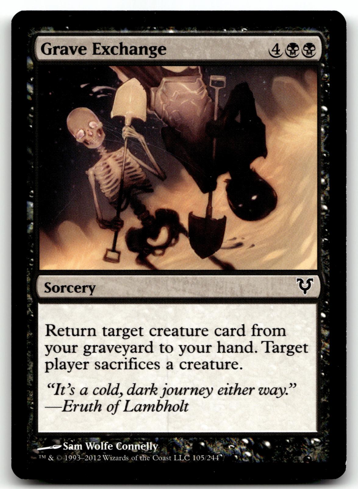 Grave Exchange 105 Common Avacyn Restored Magic: The Gathering Near Mint