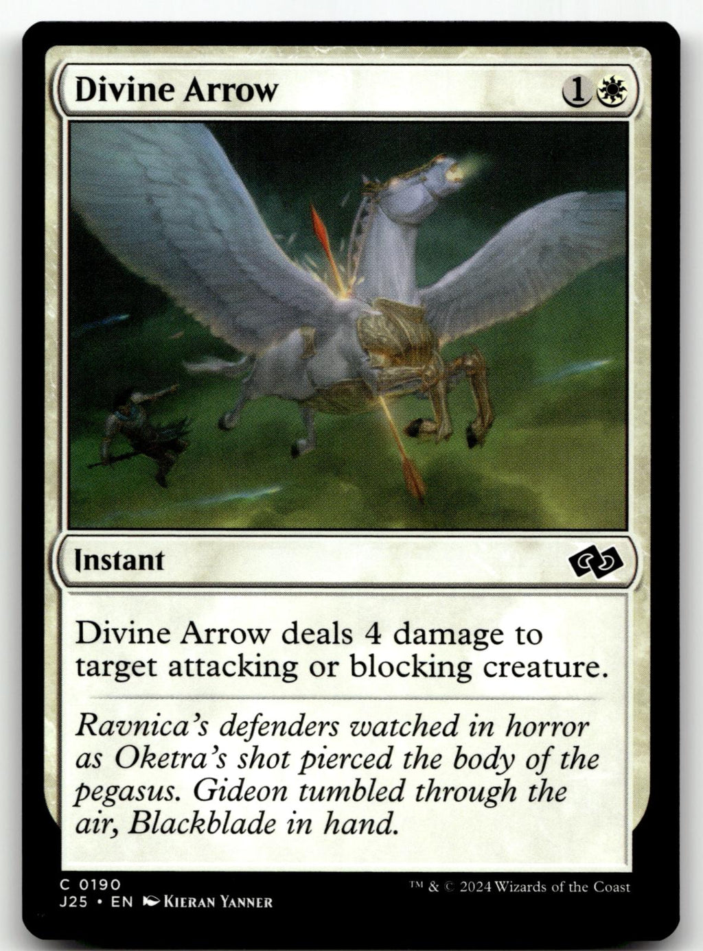 Divine Arrow 190 Common Foundations Jumpstart Magic: The Gathering Near Mint