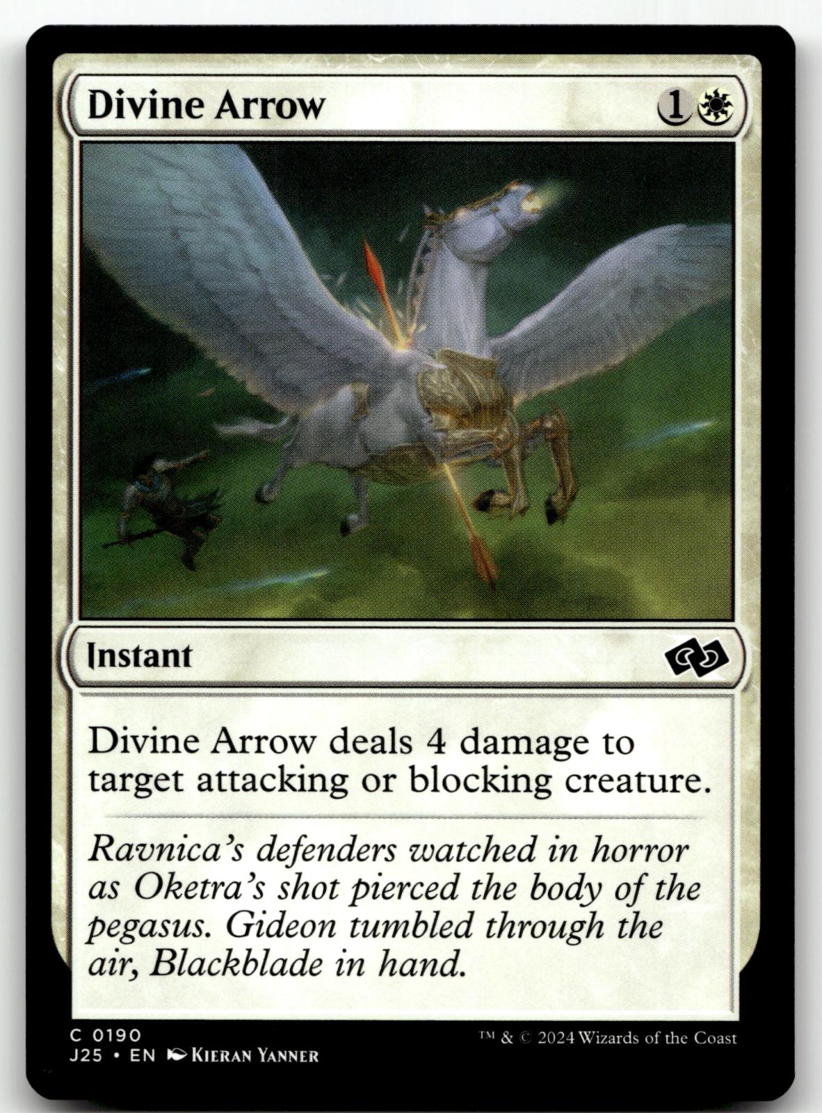 Divine Arrow 190 Common Foundations Jumpstart Magic: The Gathering Near Mint