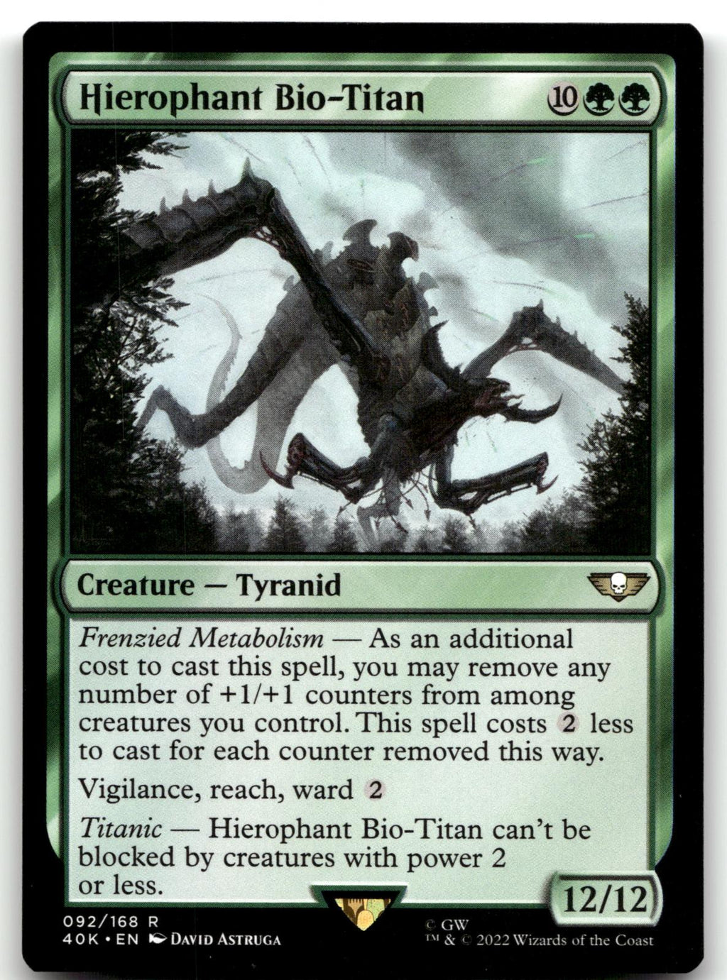Hierophant Bio-Titan (Surge Foil) 92 Universes Beyond: Warhammer 40,000 Magic: 