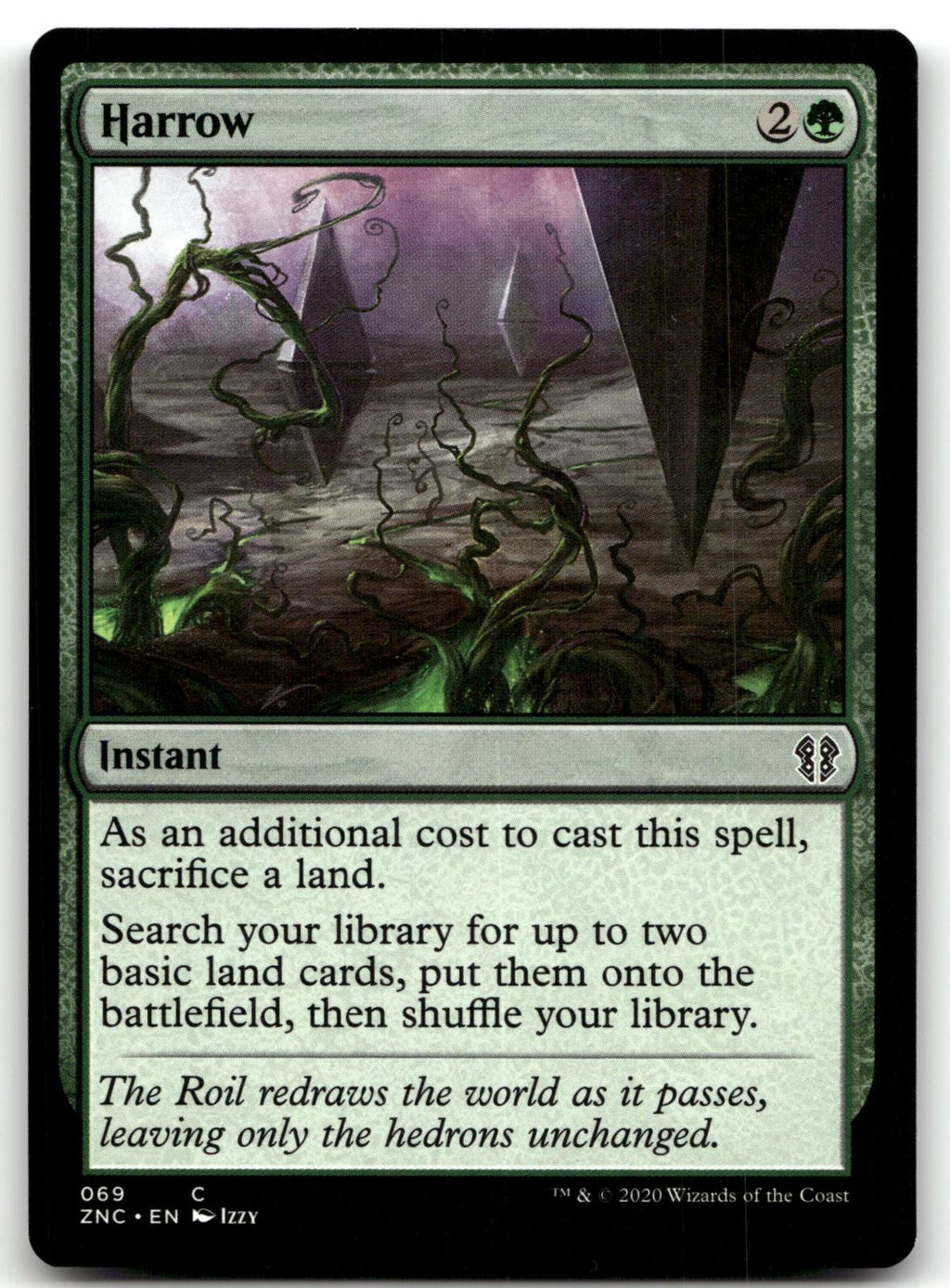 Harrow 69 Common Commander: Zendikar Rising Magic: The Gathering Near Mint