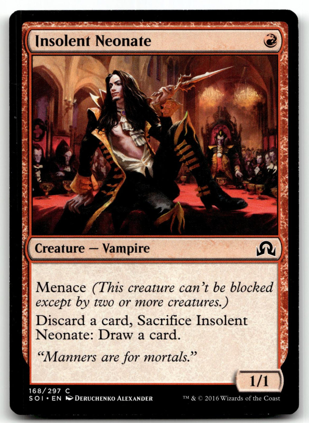 Insolent Neonate 168 Common Shadows over Innistrad Magic: The Gathering NM