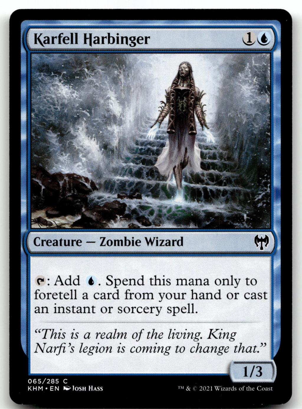 Karfell Harbinger 65 Common Kaldheim Magic: The Gathering Near Mint
