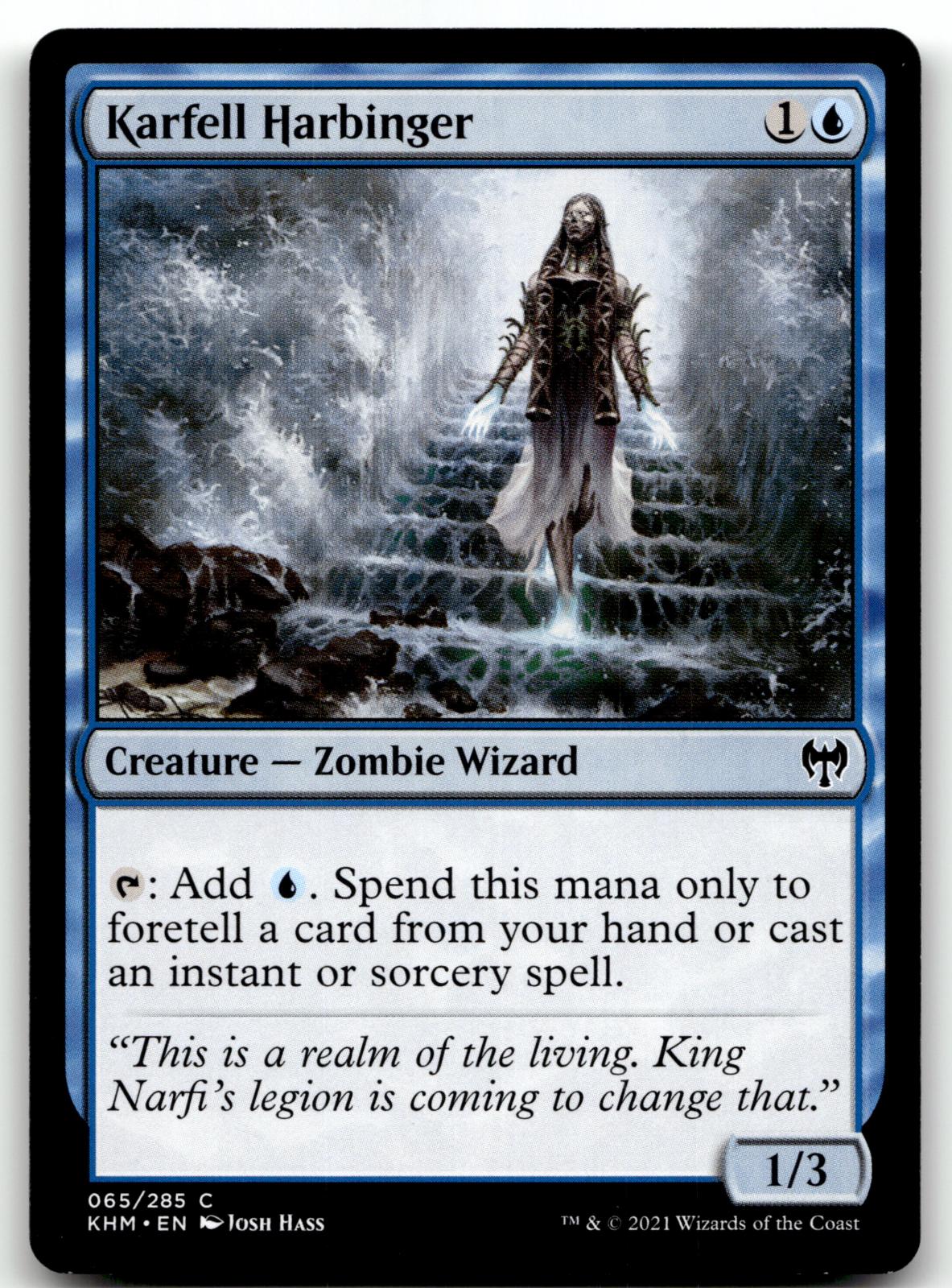 Karfell Harbinger 65 Common Kaldheim Magic: The Gathering Near Mint