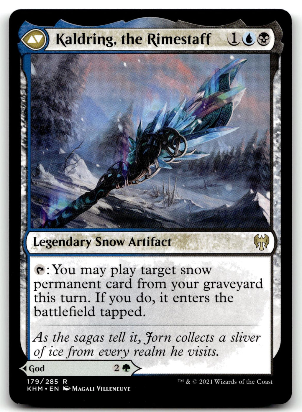 Jorn, God of Winter 179 Rare Kaldheim Magic: The Gathering Near Mint