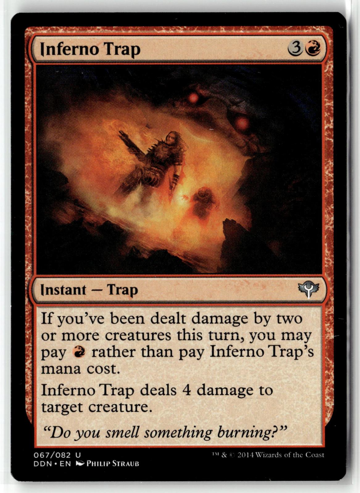 Inferno Trap 67 Uncommon Duel Decks: Speed vs. Cunning Magic: The Gathering NM