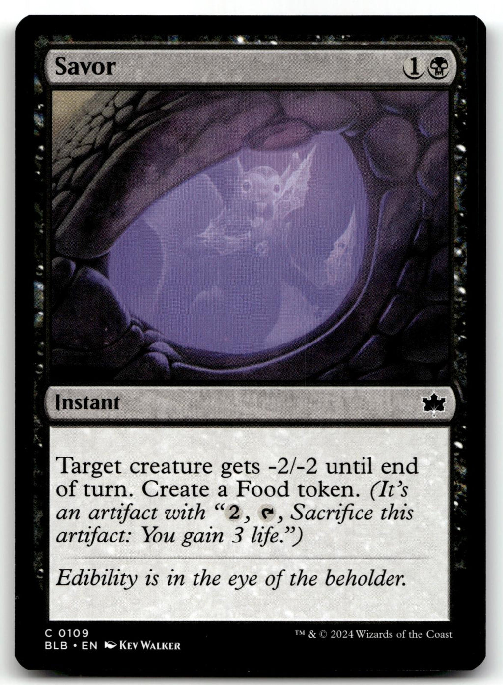 Savor 109 Common Bloomburrow Magic: The Gathering Near Mint