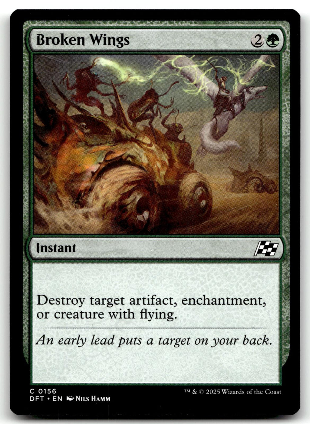 Broken Wings 156 Common Aetherdrift Magic: The Gathering Near Mint