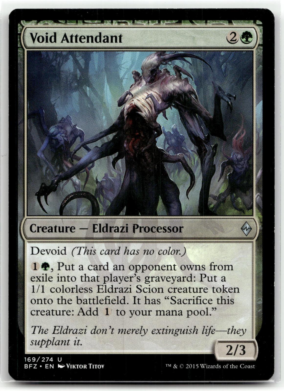 Void Attendant 169 Uncommon Battle for Zendikar Magic: The Gathering Near Mint