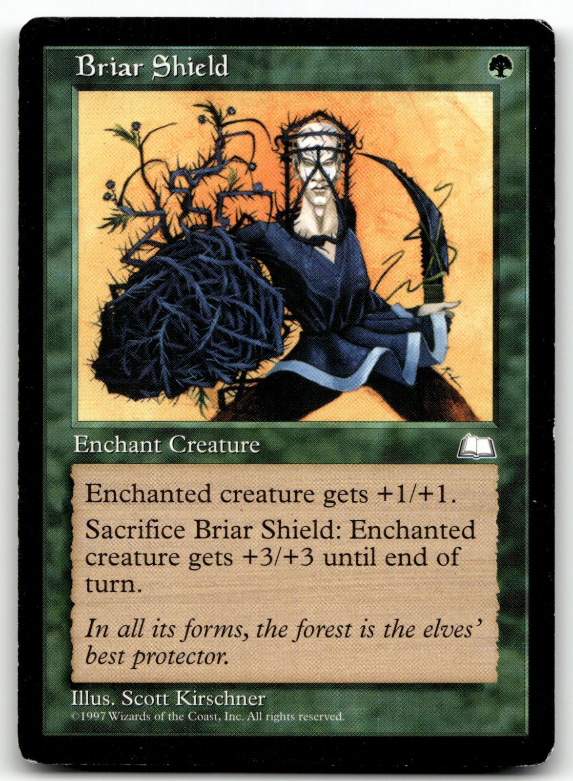 Briar Shield Common Weatherlight Magic: The Gathering Near Mint