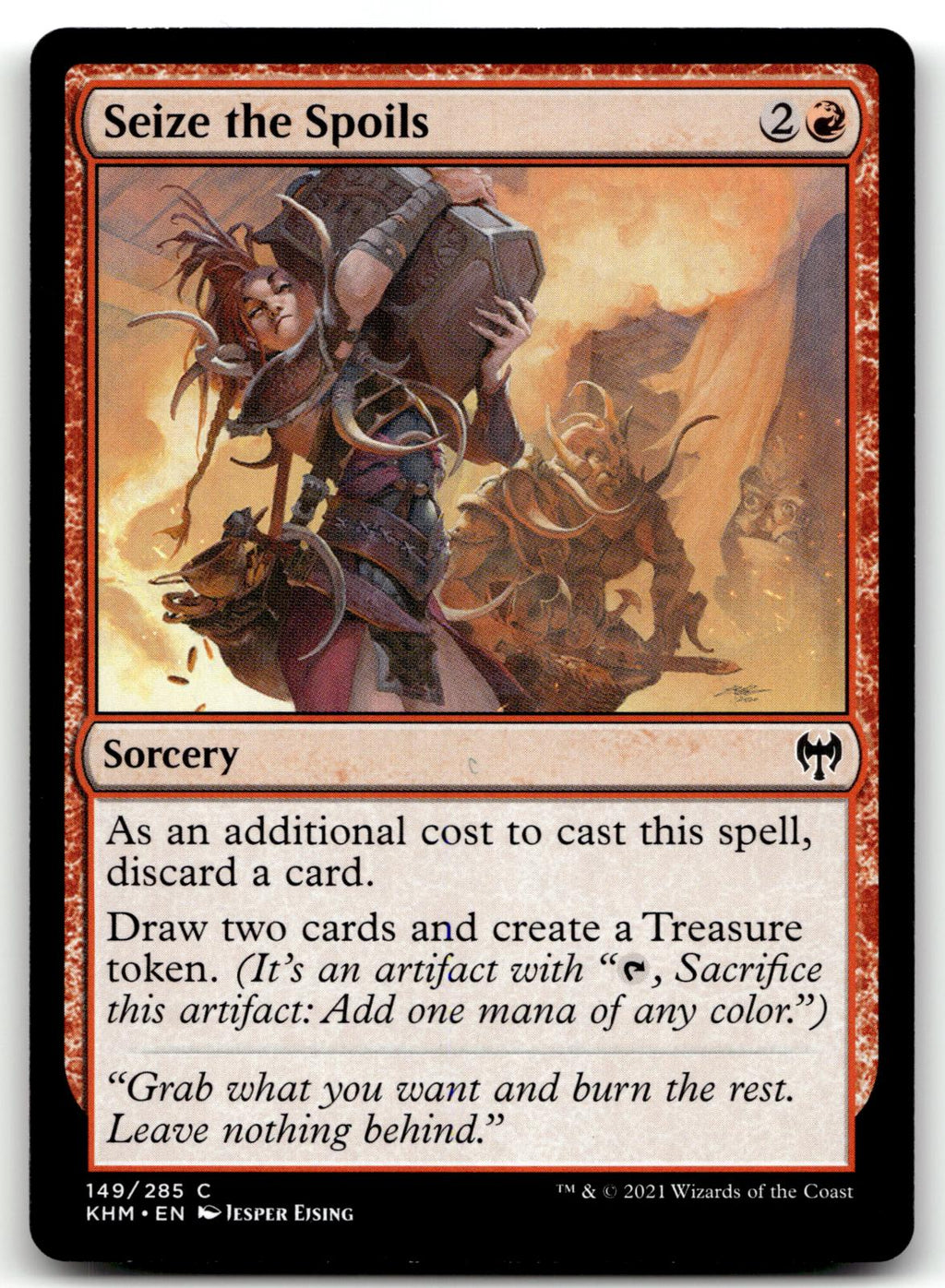 Seize the Spoils 149 Common Kaldheim Magic: The Gathering Near Mint