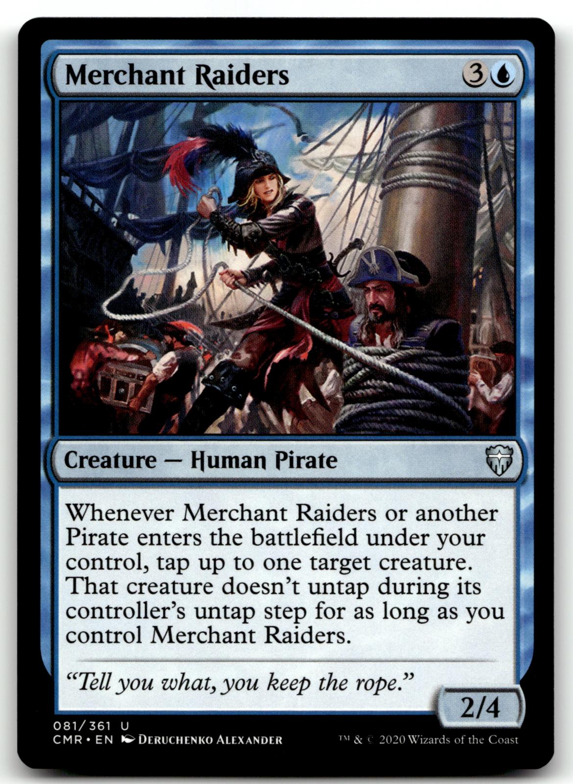 Merchant Raiders 81 Uncommon Commander Legends Magic: The Gathering Near Mint